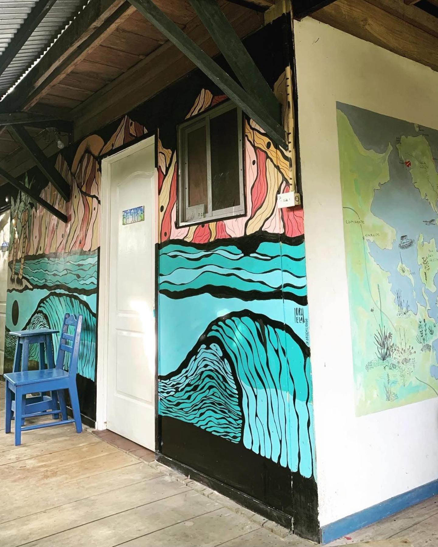 La Y Surf Camp Hotel Bocas Town Bagian luar foto